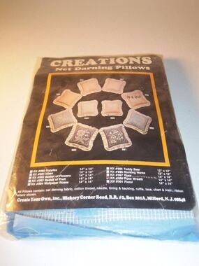 Creations Net Darning Pillows Rose Wreath #990 14"x14" Kit -0915T22